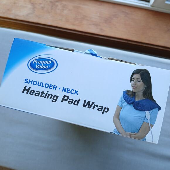 Premier Value Shoulder Neck Heating Pad Wrap microplush electric heat therapy - Picture 6 of 12